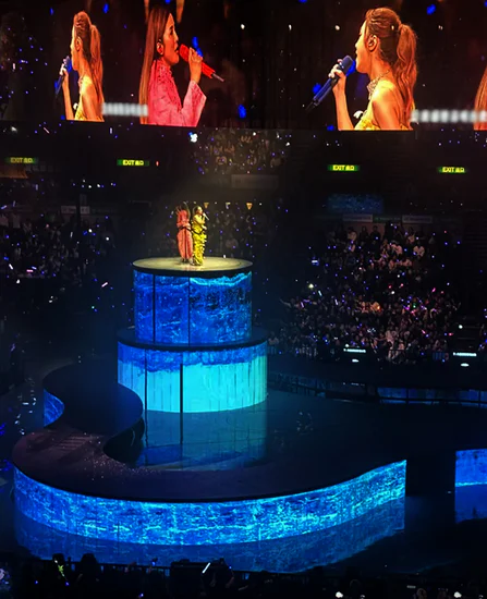 rental staging transparent led screen 1